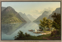 Vue de Paradiso vers le Monte Brè et Castagnola